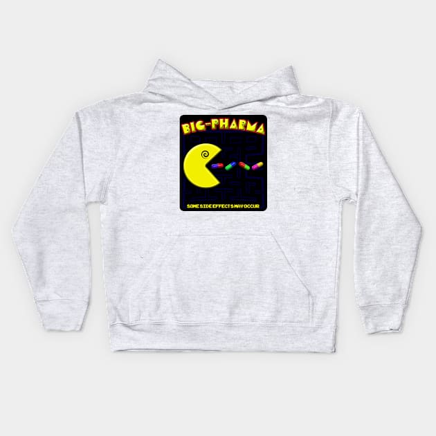 Big-Pharma Kids Hoodie by Jarecrow 